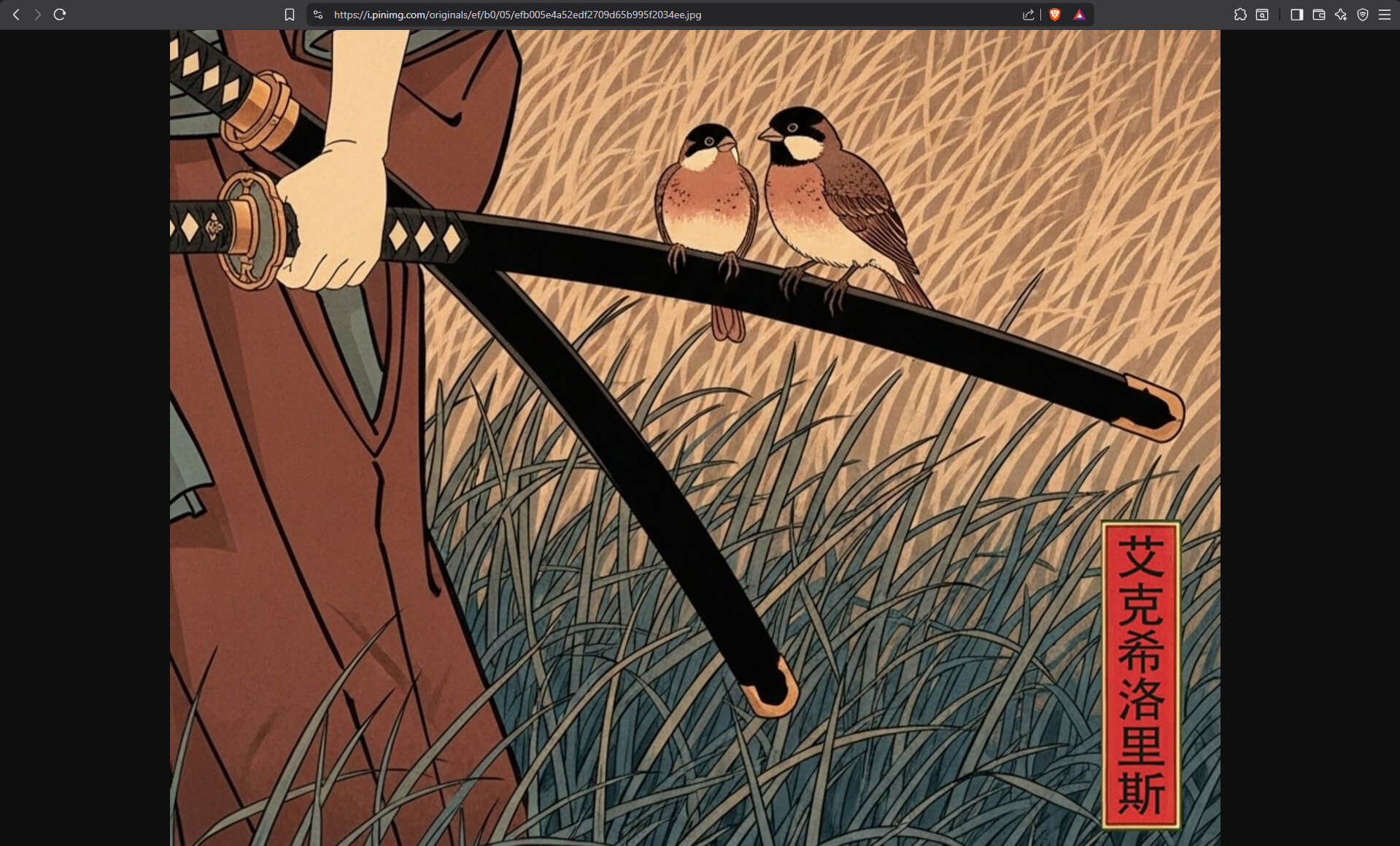 Full-size Pinterest image opened in new tab