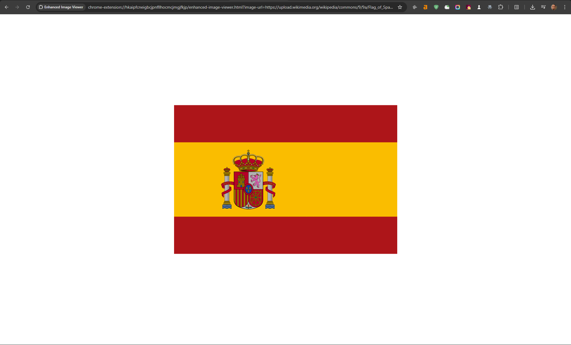 SVG image centered in browser with Enhanced Image Viewer