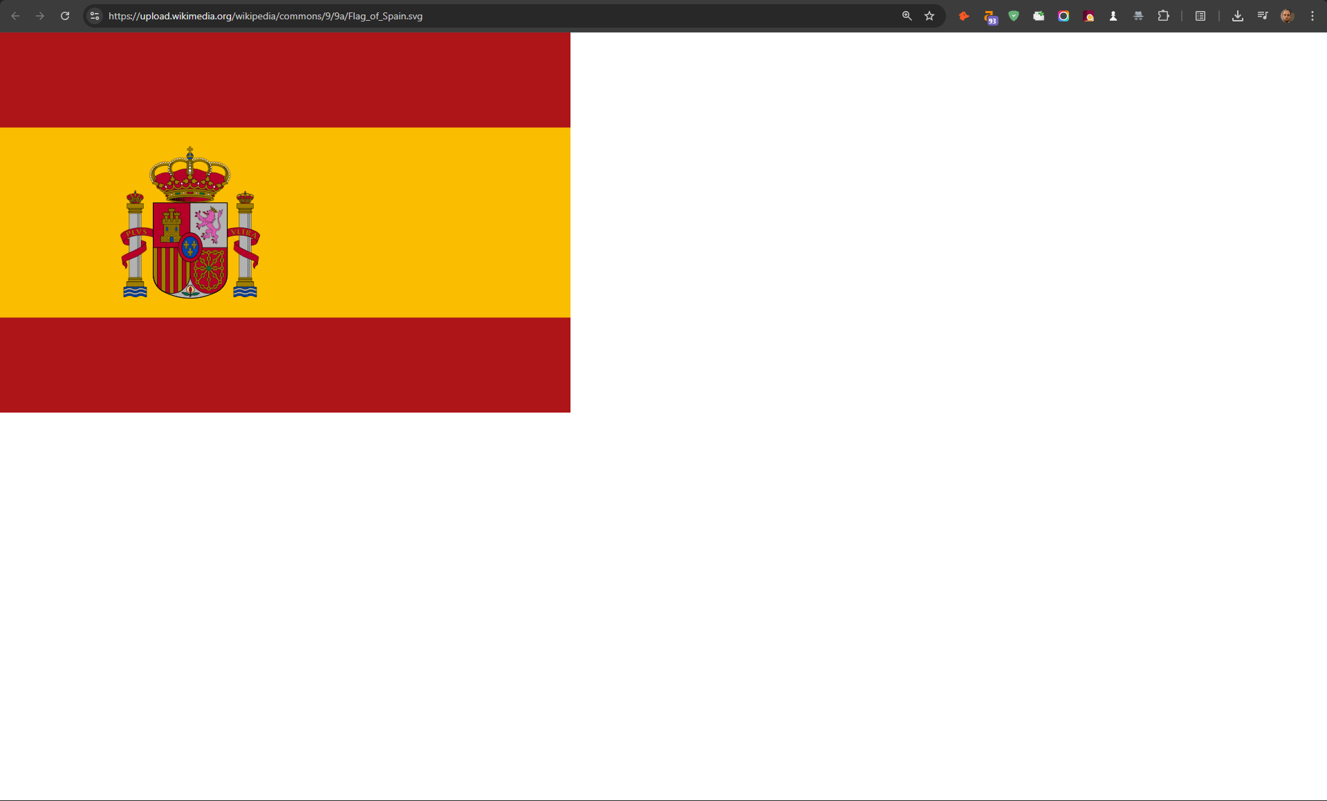 SVG image stuck in top-left corner of Chrome